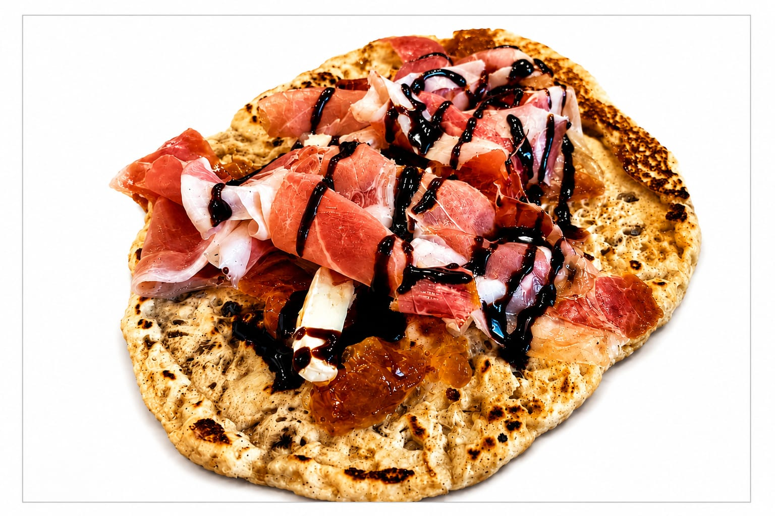 Sovrano, panigaccio con prosciutto crudo di Garfagnana, Panigrassi
